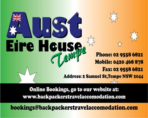 Aust Eire House Tempe - Accommodation BNB 0