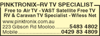 PinkTronix-RV TV Specialist - Accommodation BNB 4