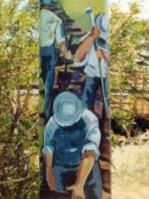 Capella Light Pole Murals - Accommodation BNB 0