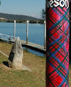 Maclean Tartan Power Poles - Accommodation BNB 1