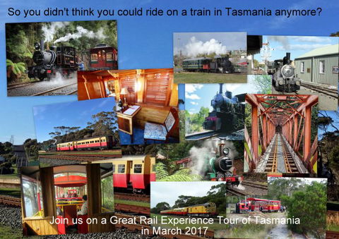 Great Rail Experiences  Tasmania Tour 2017 - Accommodation BNB 0