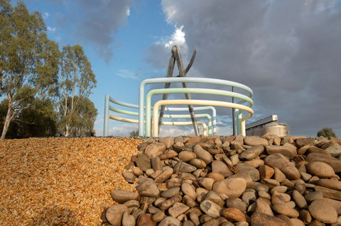 Lyrics, Landscapes And Lintels - Leeton Public Art Trail - Accommodation BNB 1