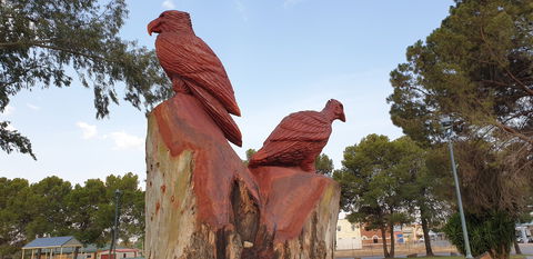 Chainsaw Tree Sculpture - Accommodation BNB 2