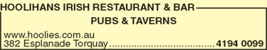 Hoolihans Irish Restaurant & Bar - Accommodation BNB 6
