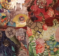 Online live streaming class Cut and Paste Creative Collage Fun