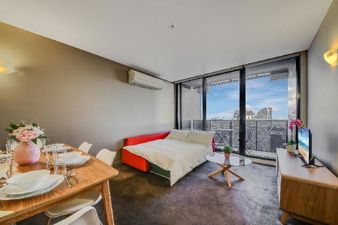 A Modern 2BR CBD Apt City Views FREE Parking - Accommodation BNB 3