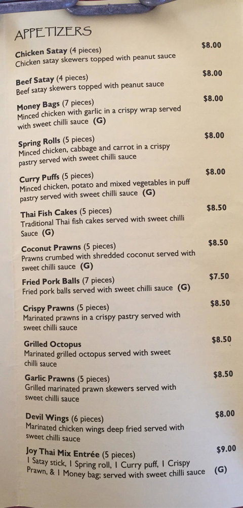 Joy Thai Restaurant - Accommodation BNB 3