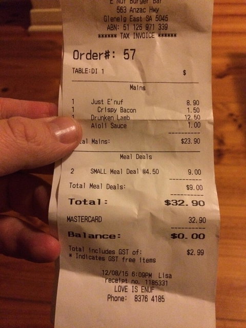 ENuf Burger Bars - Accommodation BNB 2