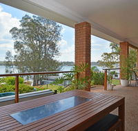 The House on the Lake  Fishing Point Lake Macquarie - honestly put the line in and catch fish - Accommodation BNB