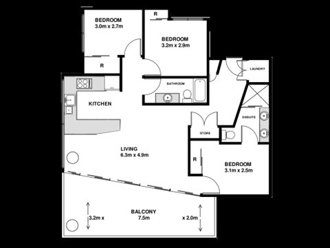 The Princess Of Bulimba - Executive 3BR Bulimba Apartment With Large Balcony Next To Oxford St - Accommodation BNB 1