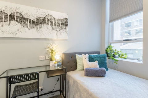1 Private King Single Bed With En-Suite Bathroom In Sydney CBD Near Train UTS DarlingHar&ICC&C Hinatown - SHAREHOUSE - Accommodation BNB 0