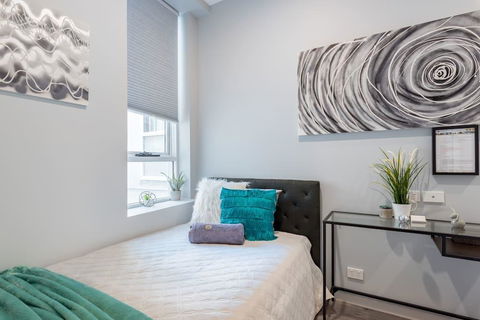 1 Private King Single Bed With En-Suite Bathroom In Sydney CBD Near Train UTS DarlingHar&ICC&C Hinatown - SHAREHOUSE - Accommodation BNB 0