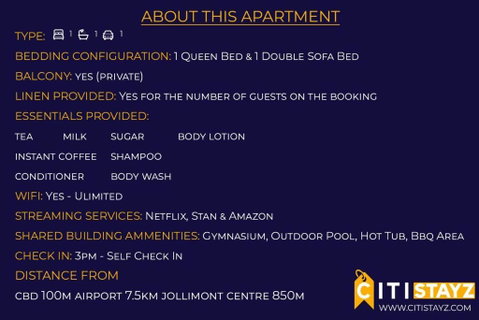 Perfectly Located Modern Apartment - Canberra CBD - Accommodation BNB 2