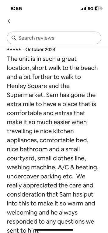 Sams Henley Beach Garden Unit - Accommodation BNB 1