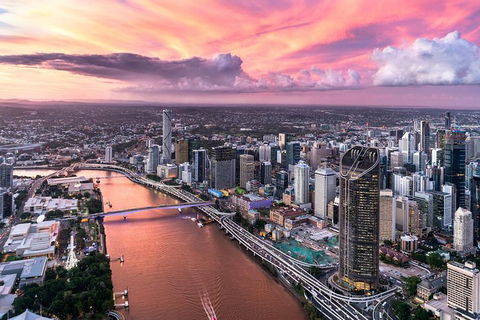 Brisbane City - Private Helicopter Sunset Flight - 25min - Accommodation BNB 4