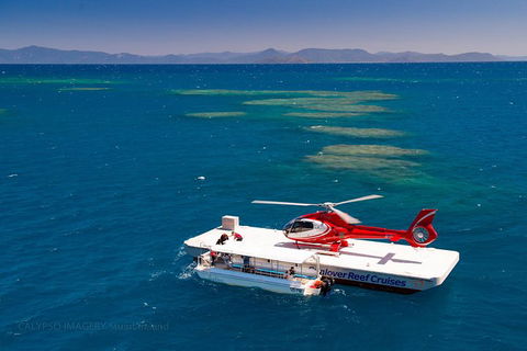 Scenic Helicopter Flight To Moore Reef And Return Snorkeling Cruise From Cairns - Accommodation BNB 4