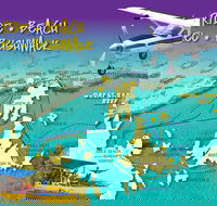 Scenic Flight - Great Barrier Reef Heart Reef Whitehaven Beach  Hill Inlet - Accommodation BNB