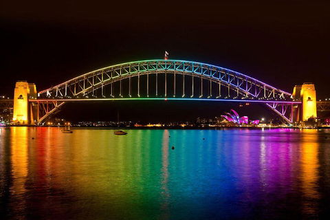 Vivid 90-Minute Sydney Harbour Small Group Catamaran Cruise - Accommodation BNB 3